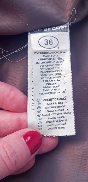 Marynarka Top Secret r. 36