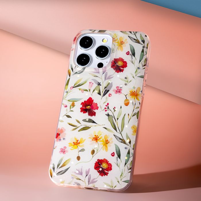 Nakładka Glow Glam do iPhone 17 Pro Max 6,9" biała