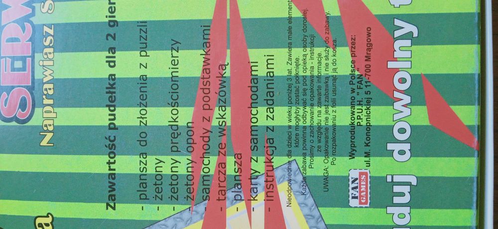 Szybkie auta Tor wyscigów-gra planszowa