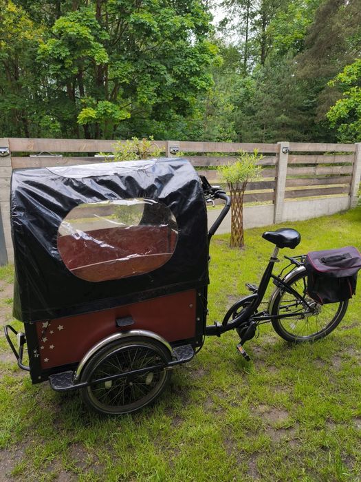 Rower cargo riksza elektryczna bafang