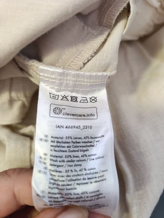 Szorty damskie len+bawełna