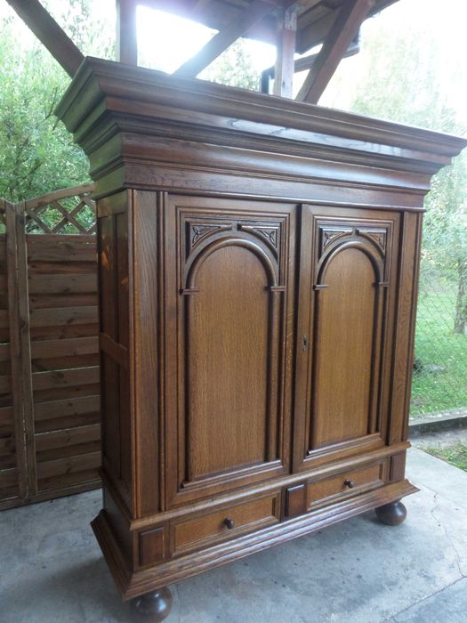 śliczna stylowa szafa dębowa stan bdb dowóz wysyłka