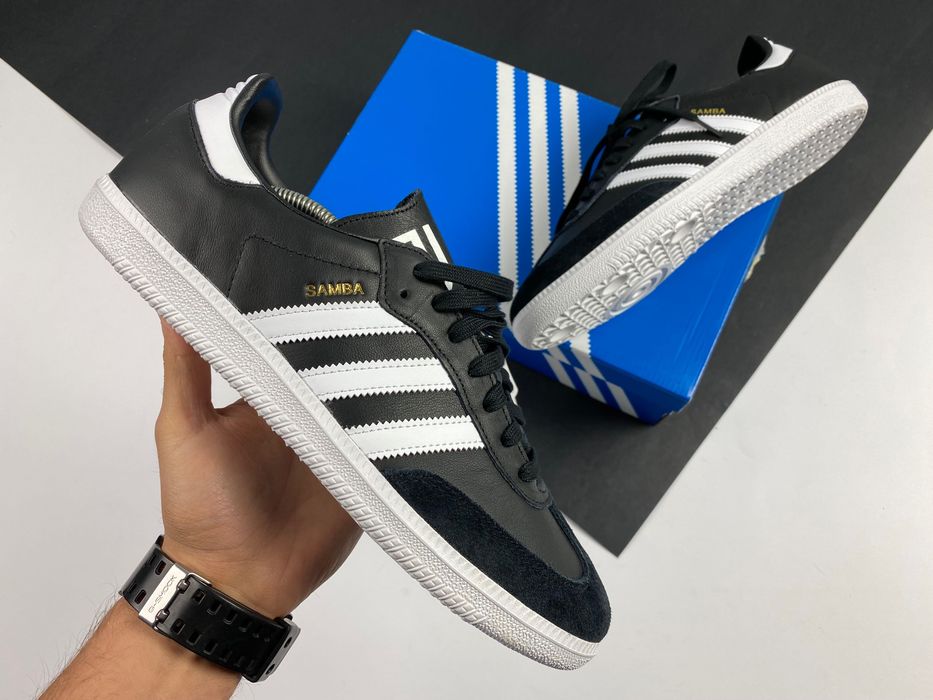 Кросівки adidas Samba Team чорні шкіряні