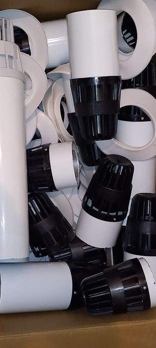 Коаксиальный дымоход к газовому котлу 60/100.Наконечник,прокладка.