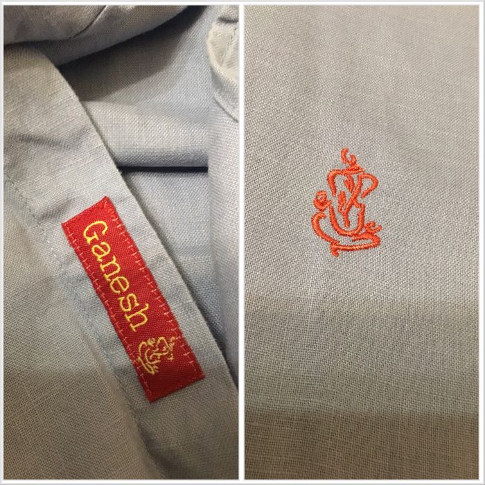 Мужская тенниска Ganesh. 100% льон. XL. Оригинал.