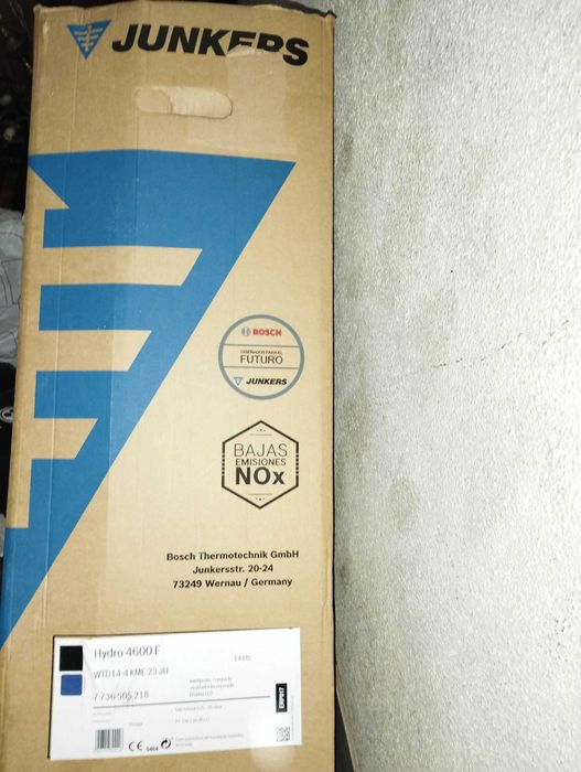 Esquentador a gás 14 LitrosJunkers (Bosh) Hydro 4600 K