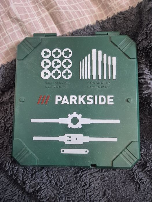 Zestaw gwintowników i narzynek Parkside
