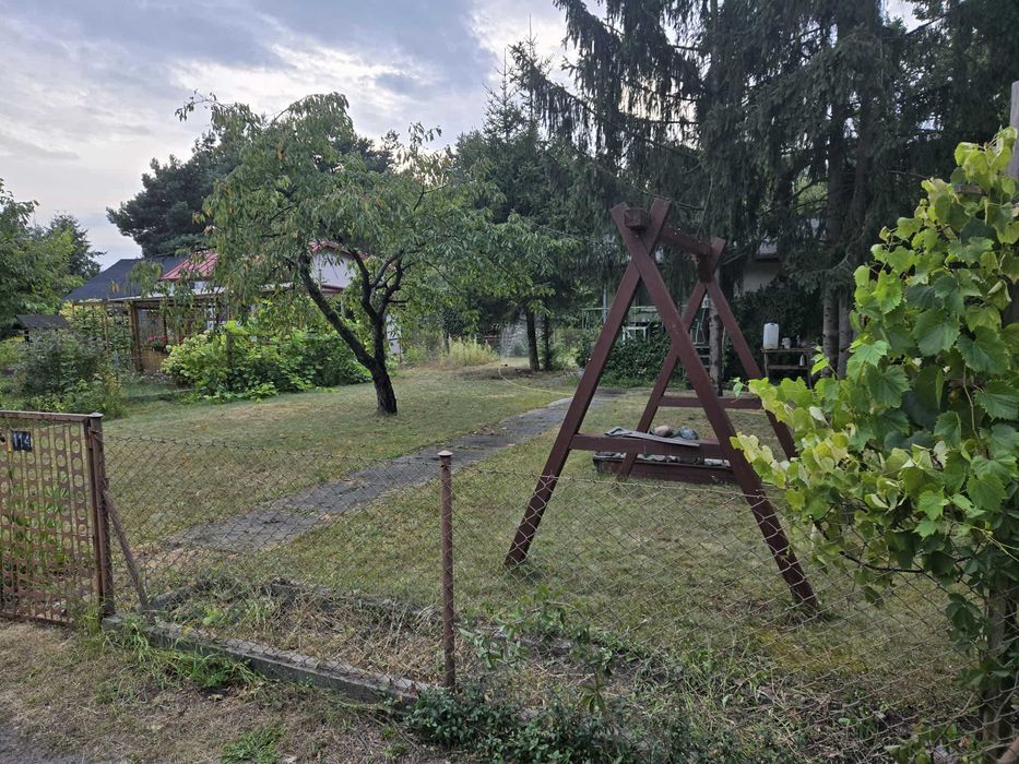 Działka ROD Miedzyń Prądy - murowany domek - Widok 2