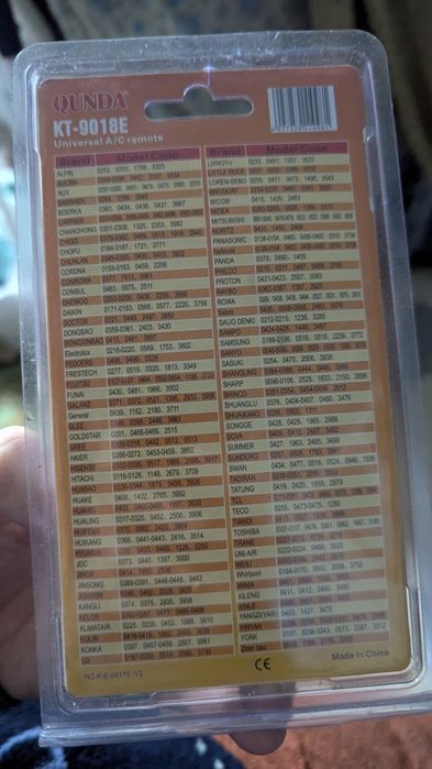 Пульт універсальний для кондиціонерів kunda kt9018e новий