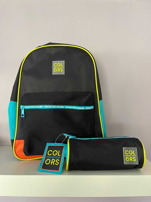 Mochila e estojo colors - Novos