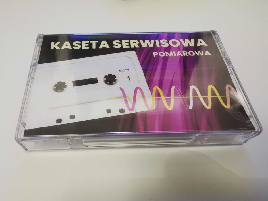 Kaseta serwisowa pomiarowa do regulacji magnetofonów