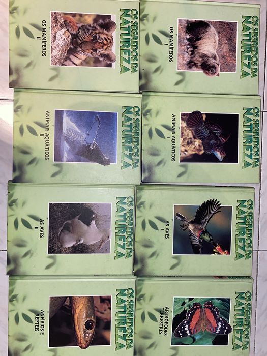 Coleção de 8 livros “Os Segredos da Natureza”