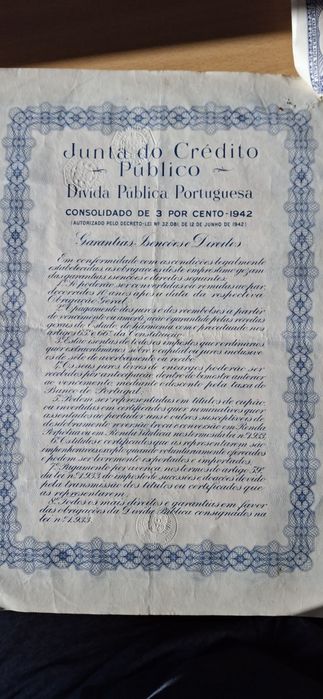 Títulos de divida pública