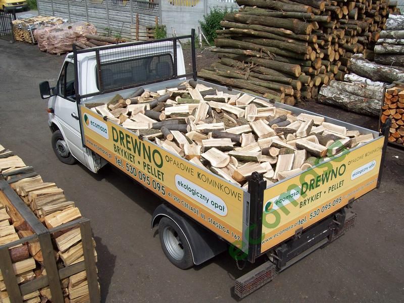 Dąb - drewno opałowe kominkowe - drzewo, opał