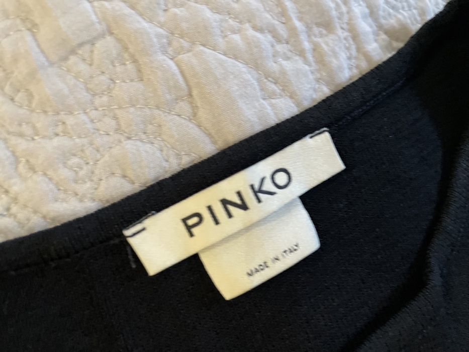 Sukienka dzianinowa czarna PINKO