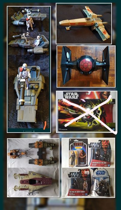 Star Wars Action Figures e outros