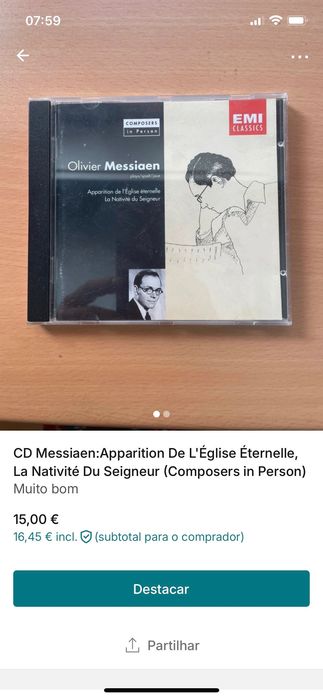 Messiaen CD: Apparition of the Eternal Church / The Nativity of the Lord