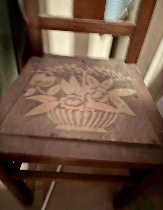 Cadeira de madeira vintage