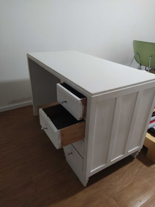 secretária MADEIRA antiga