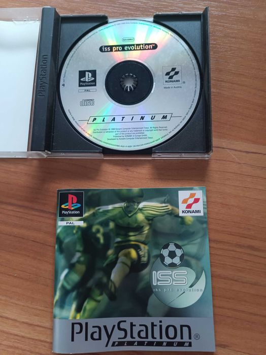ISS Pro Evolution – PS1 PlayStation 1 – Platinum – 1999