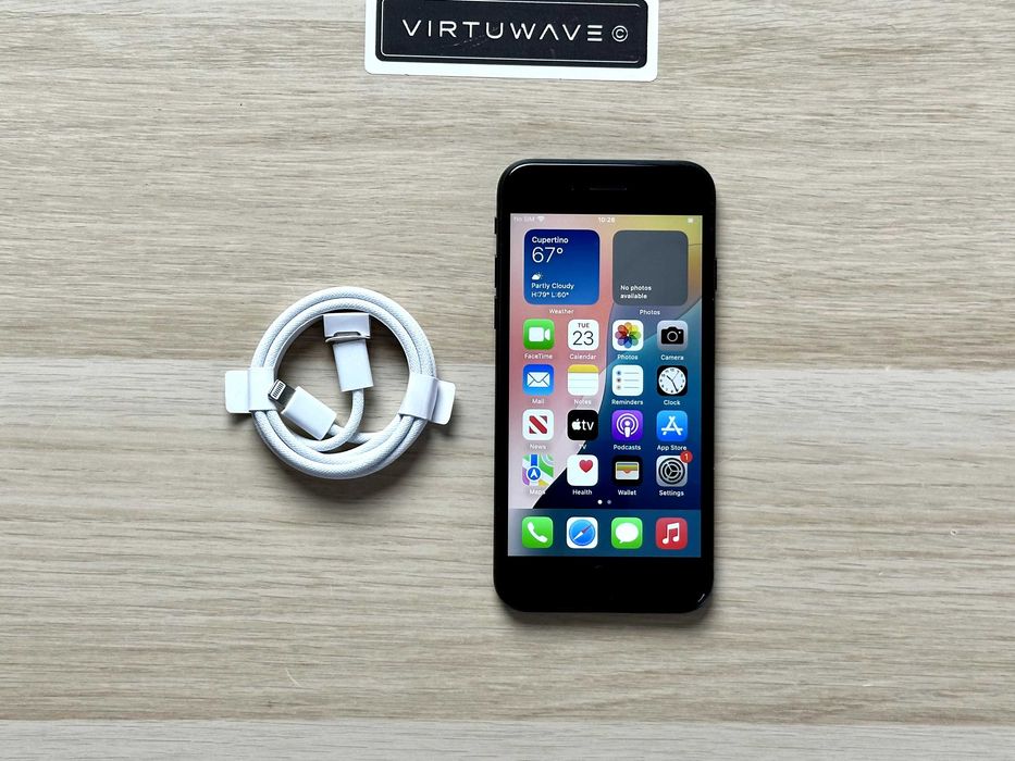 iPhone SE (2 gen. 2020) 64GB – Czarny – 100% Baterii (nowa, 0 cykli) – 30 dni gwarancji