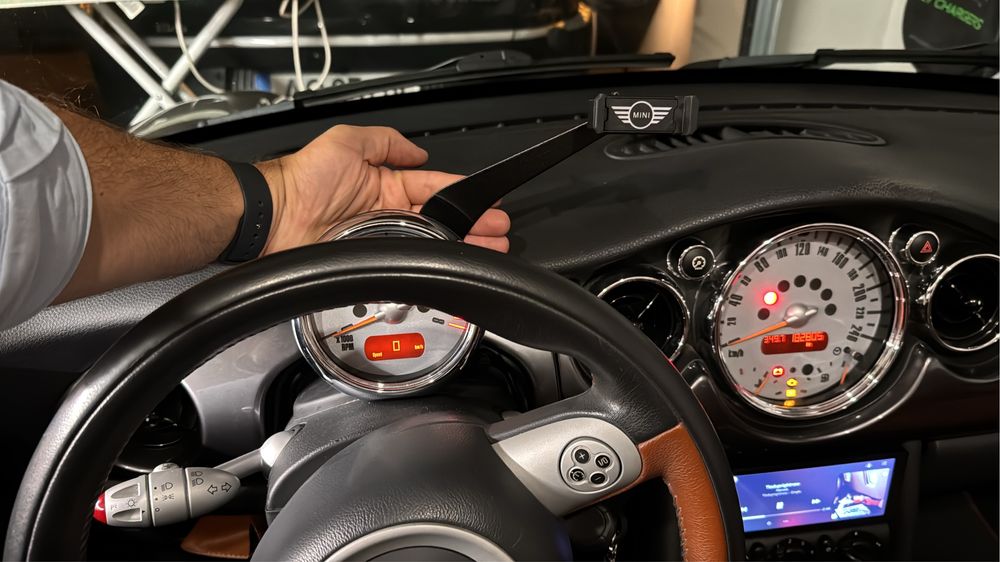 Mini R50/R52 Bluetooth musica e chamadas + microfone + suporte tlmv