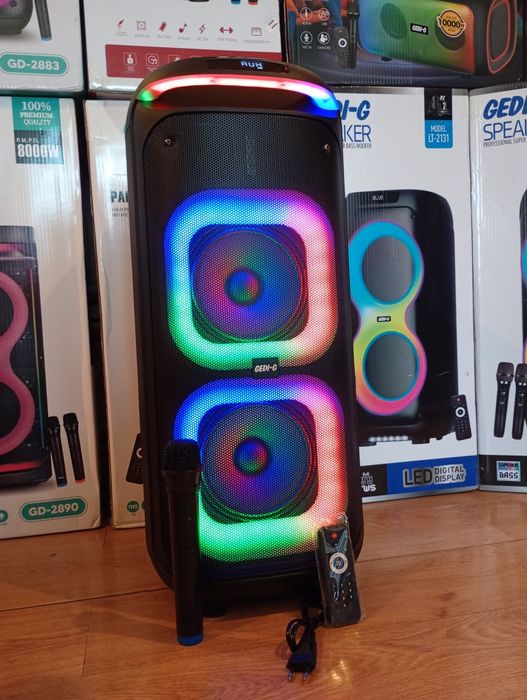 Караоке акустика Temeisheng- 15(блютуз,SD, USB, FM) ПультДУ, микрофон