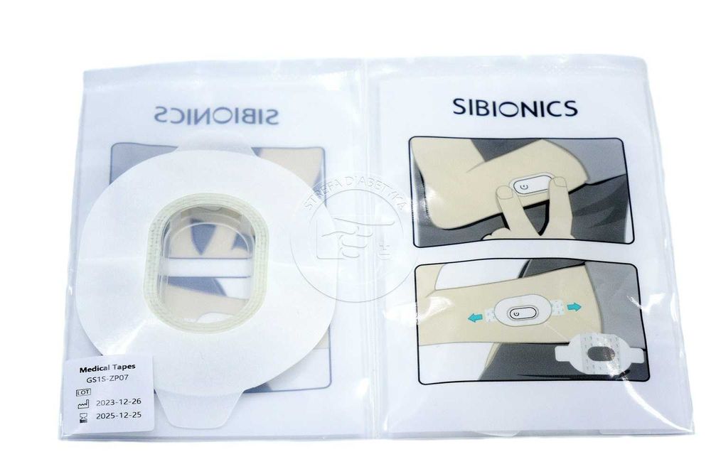 2 x Sensor – SIBIONICS GS1 + Plaster z Osłoną + Aplikator + GRATIS