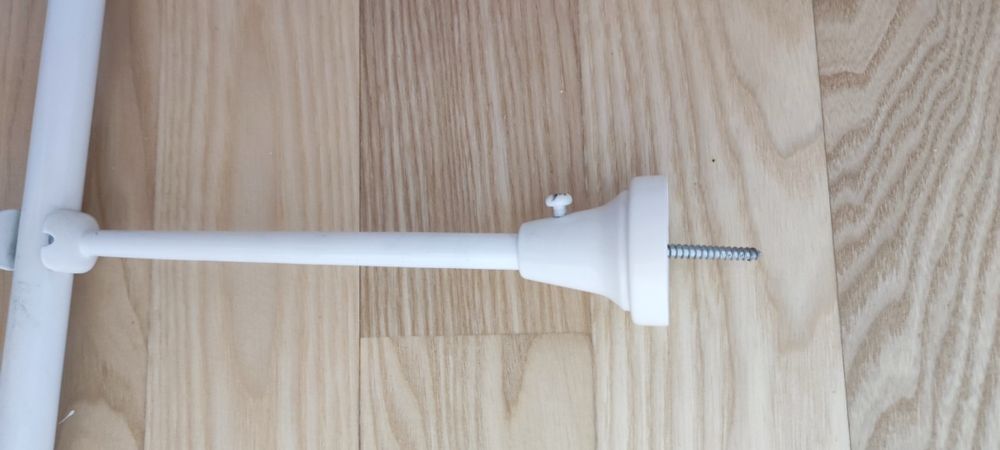 Karnisz biały metalowy  200cm