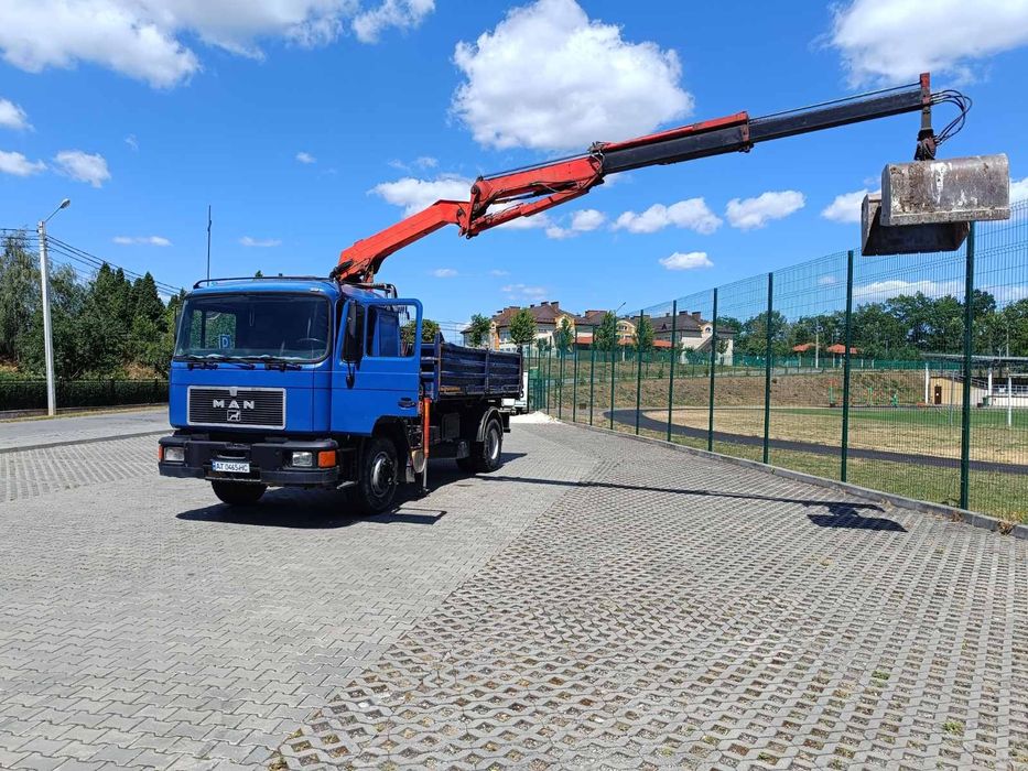 Man самоскид маніпулятор