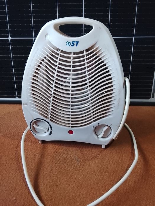 Тепло ветелятор для обігріву