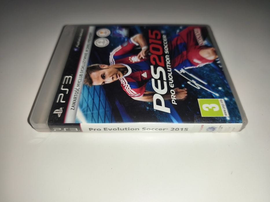 Gra Ps3 PES 2015 Pro Evolution Soccer gry PlayStation 3 Mafia Crash Spyro Rayman Sonic GTA V