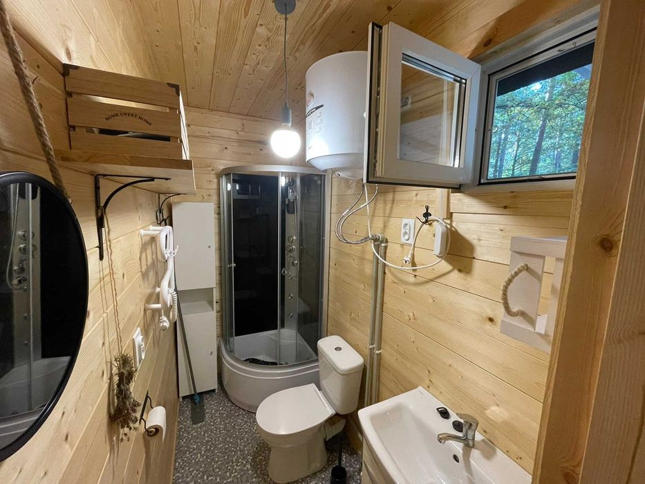 Domek letniskowy 40 m² w lesie, 200 m od jeziora – Rościnno, Skoki