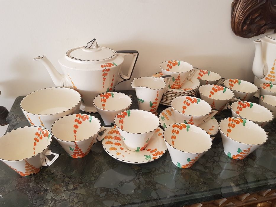 Serviços de chá  Arte deco,marca Burleigh