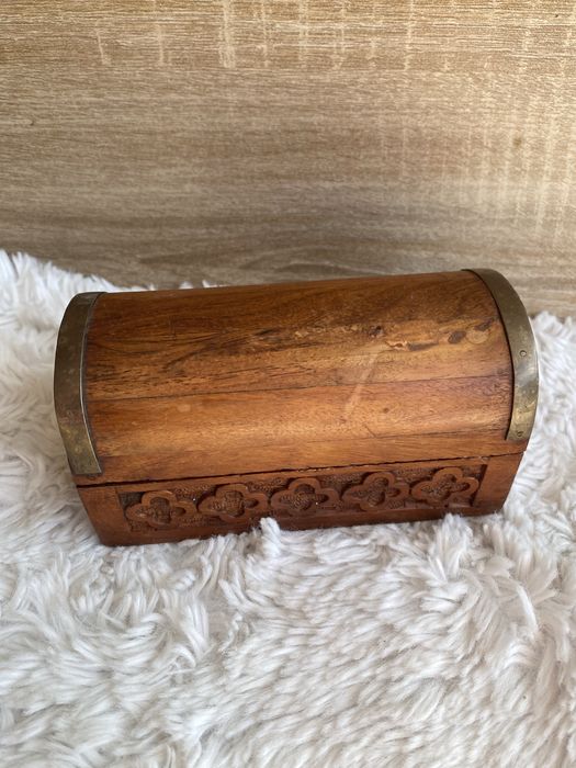 Drewniana szkatułka Vintage