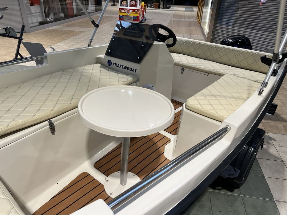 NOWA łódź łódka KRAKEN 380 OPEN z kierownicą SILNIK 12KM Rekreacyjna