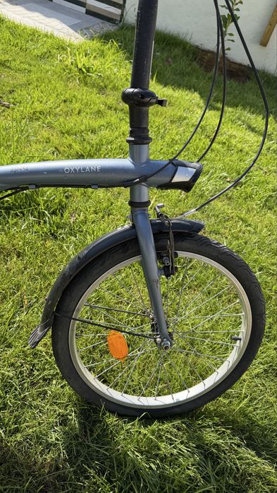 BTWIN Bicicleta Dobrável Fold 120 Cinzento Decathlon