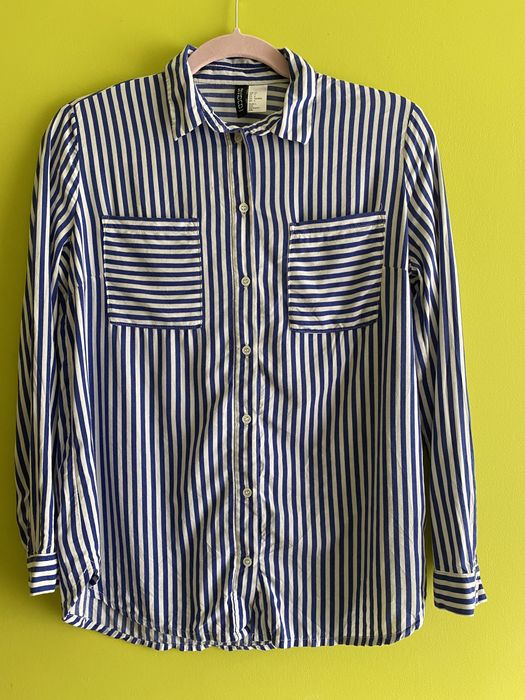 Koszula w paski, H&M, XS