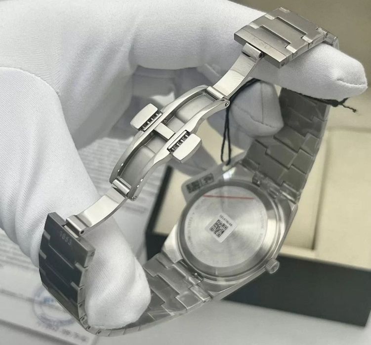 Мужские часы Tissot Prx Green 40 мм зеленые