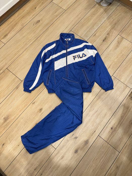 Set Retro Fila Nylon Blue