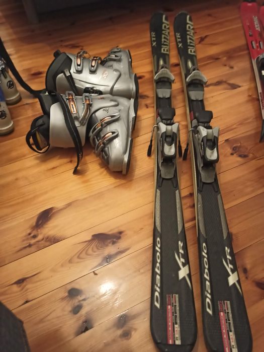 Narty Blizzard xtr diabolo 160, buty nordica easy move10  wkl. 27cm