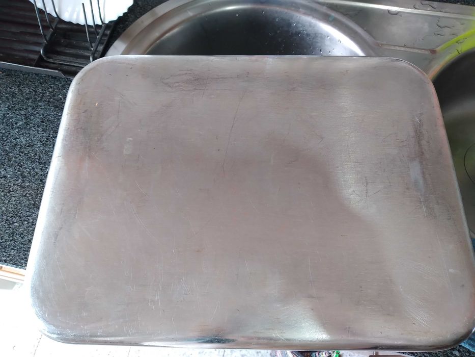 Assadeira em inox com teflon