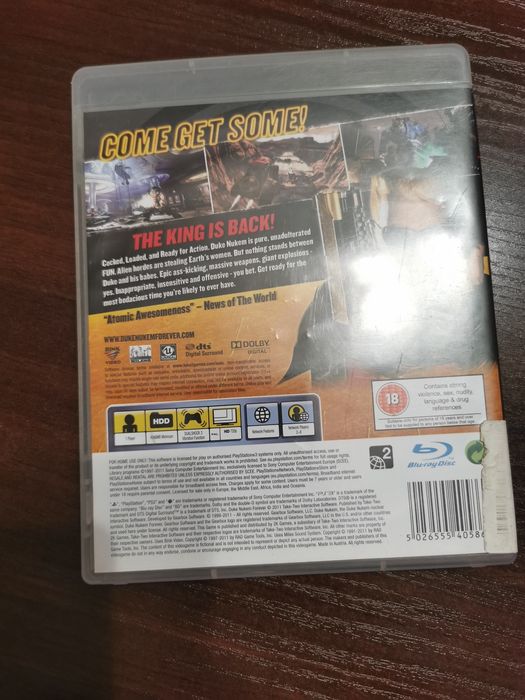 Duke Nukem forever gra na konsole ps 3 play station 3