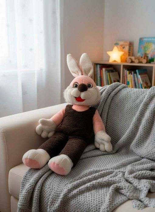 Величезний Рожевий Заєць (1 метр!) — Шикарний подарунок під ялинку