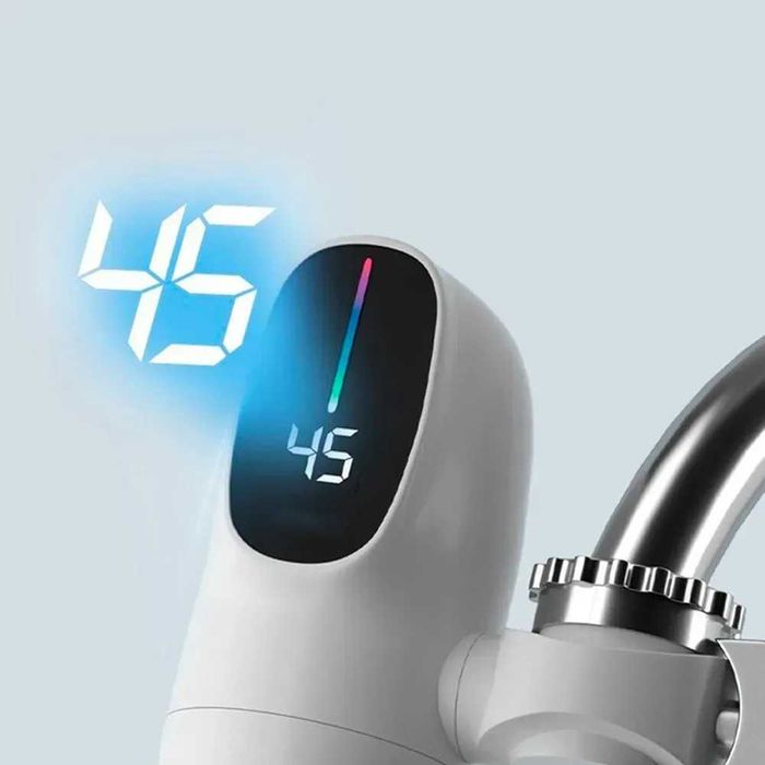 Проточний водонагрівач Zoosen ZSW D03 з LCD дисплеєм нагрів до +50 С