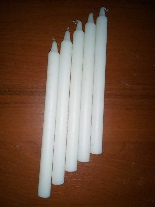 Свечки парафиновые и восковые