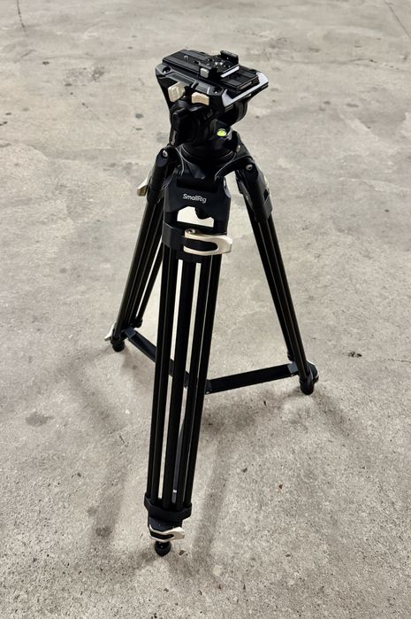 SmallRig 3751 + AD-01 - statyw 3-sekcyjny aluminiowy video (85-186 cm)