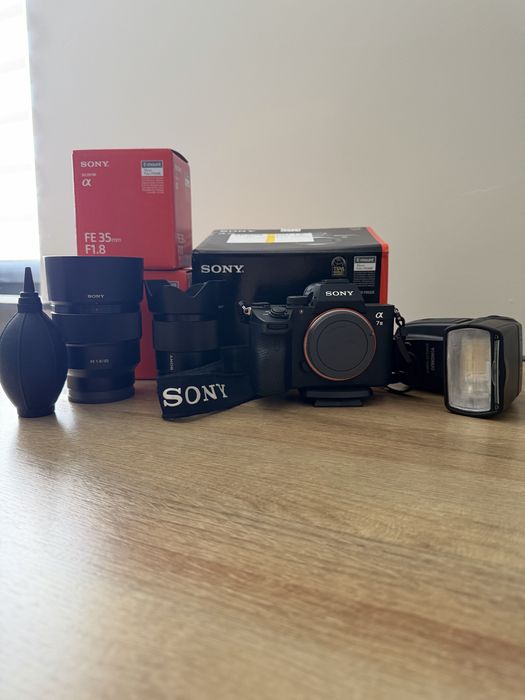 Sony Alfa7III, obiektyw 35mm i 85mm