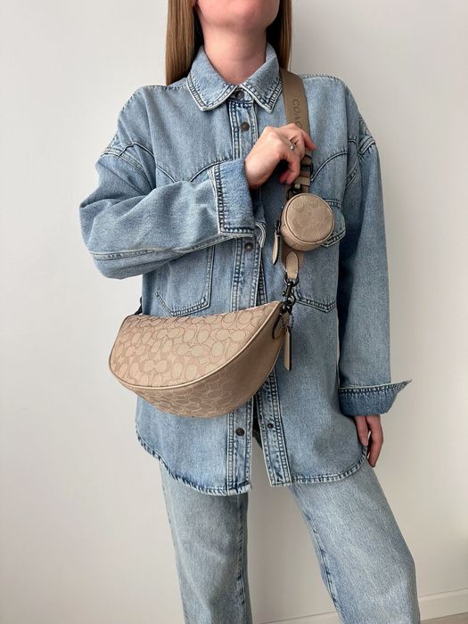 Жіноча сумка COACH Hall Soft sling оригінал женская сумочка оригинал