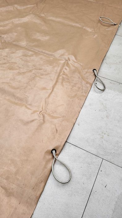 Lona / Cobertura para piscina de 8.50m x 3.50m bege